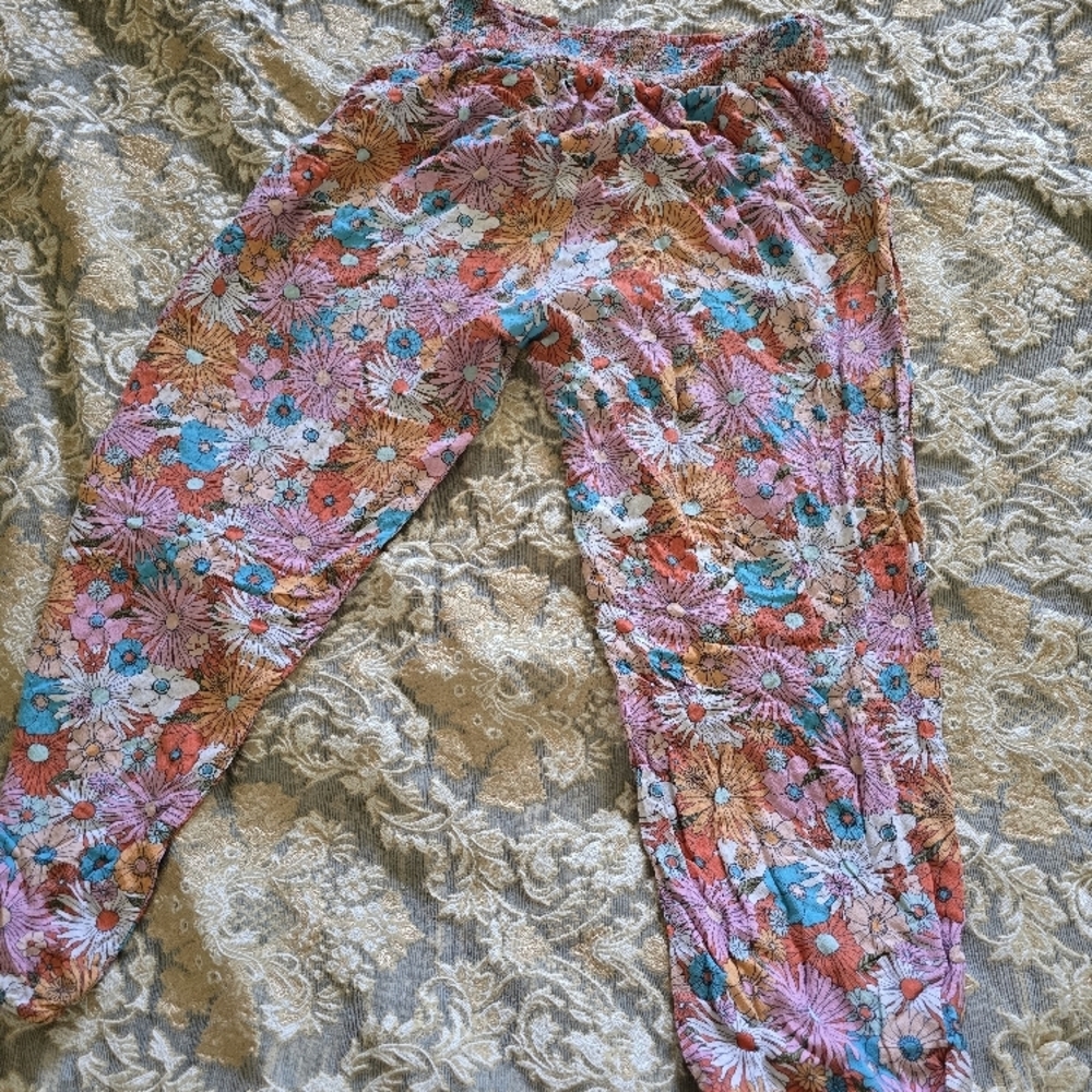 Floral Patterned Pants